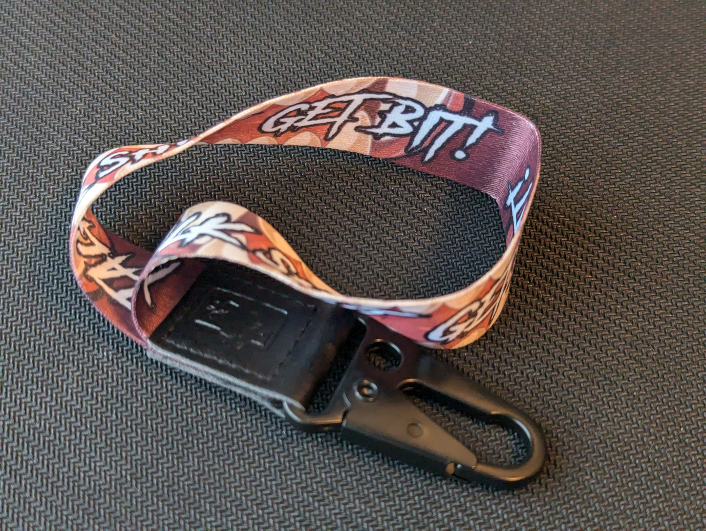 Talk sh*t get bit - Lanyard Tag