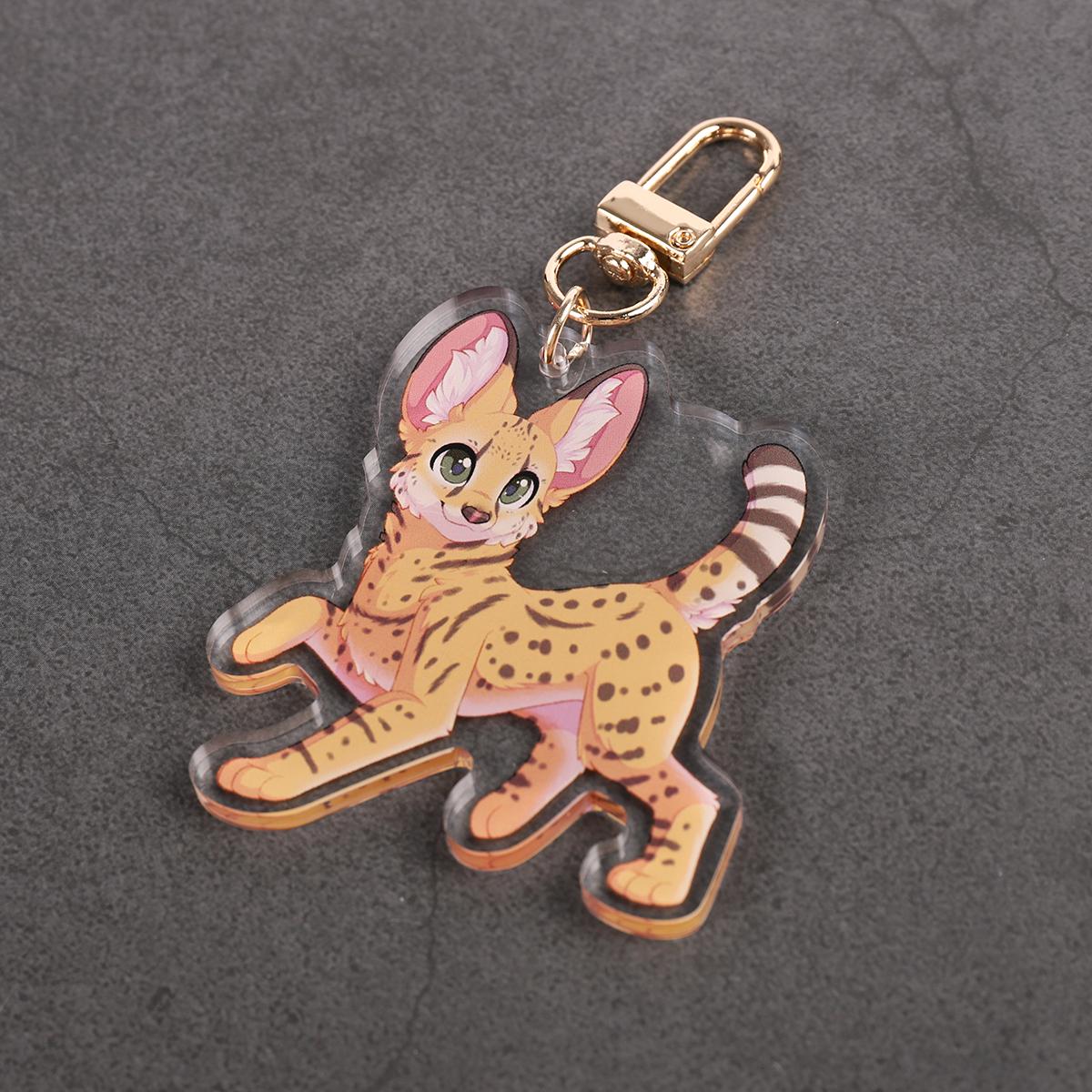 Serval - Acrylic Charm