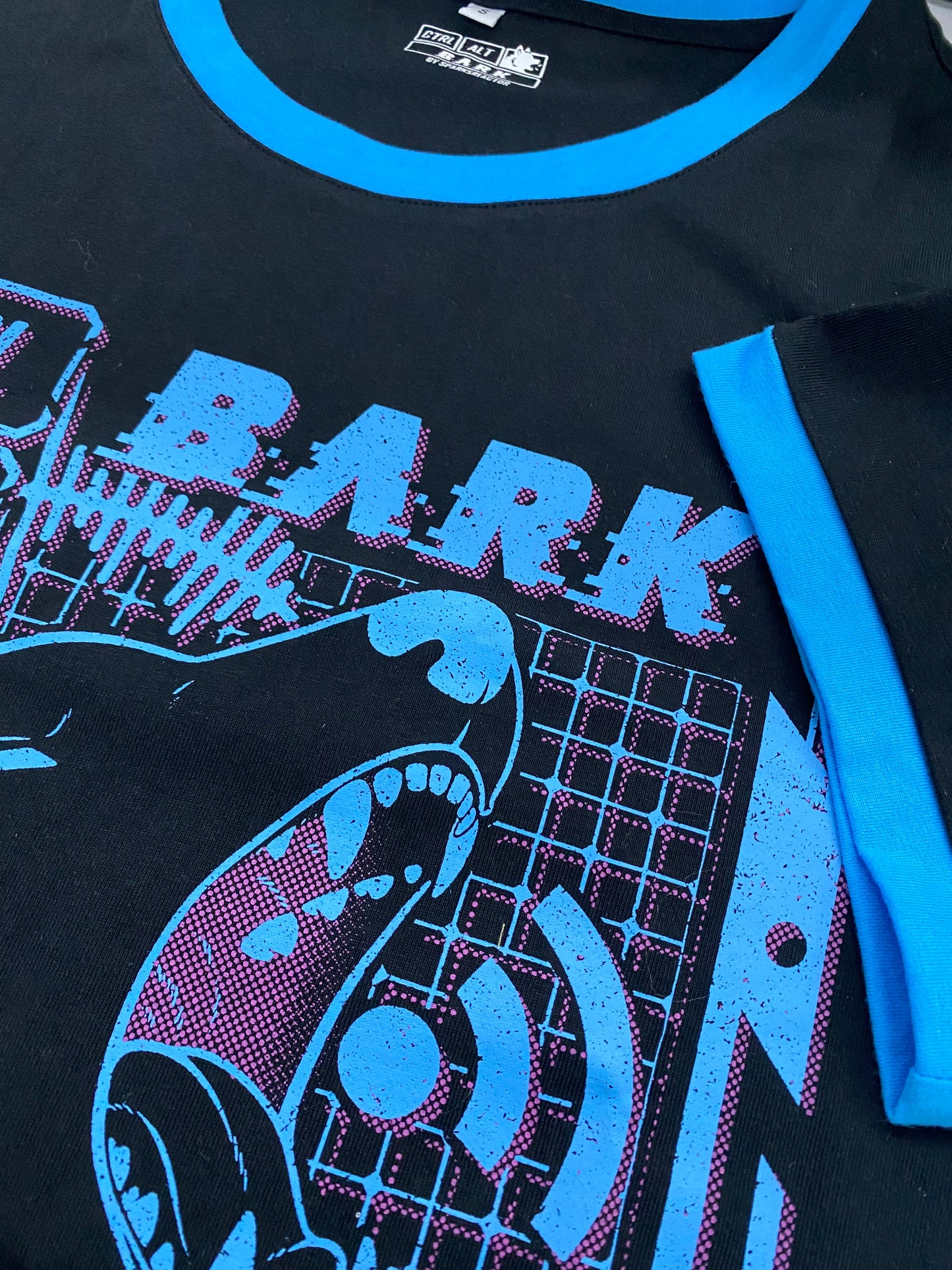 Ctrl+Alt+BARK - Ringer Shirt
