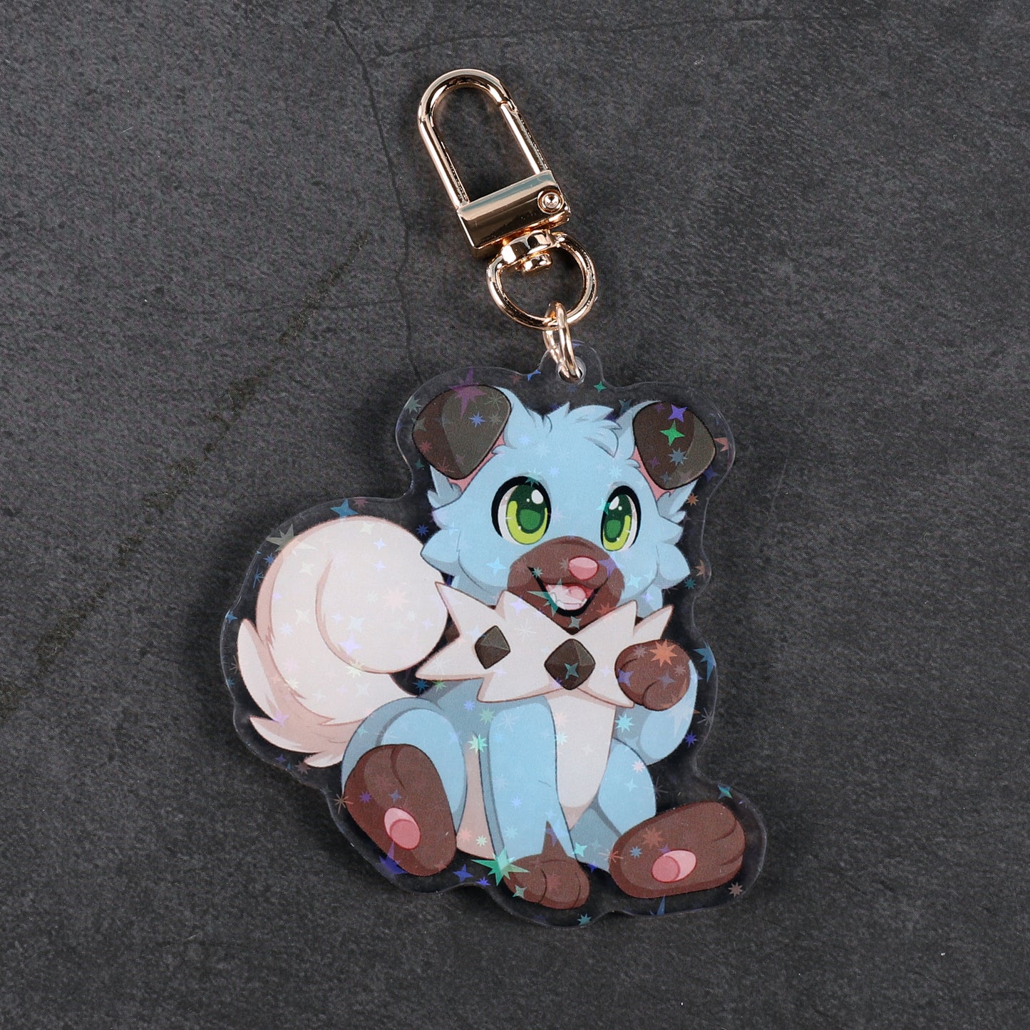 Rockruff - Shiny colours & Holographic reverse