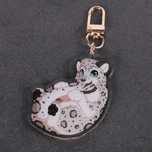 Snow Leopard - Acrylic Charm