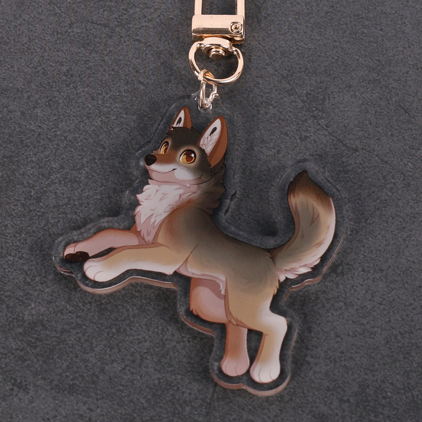 Timber Wolf - Acrylic Charm