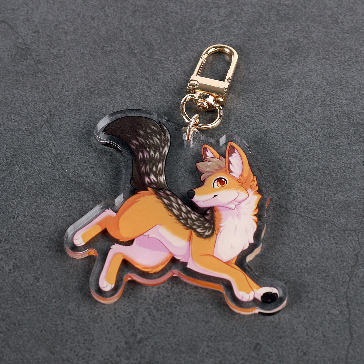 Black Backed Jackal - Acrylic Charm