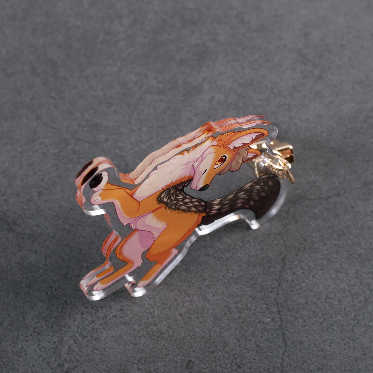 Black Backed Jackal - Acrylic Charm