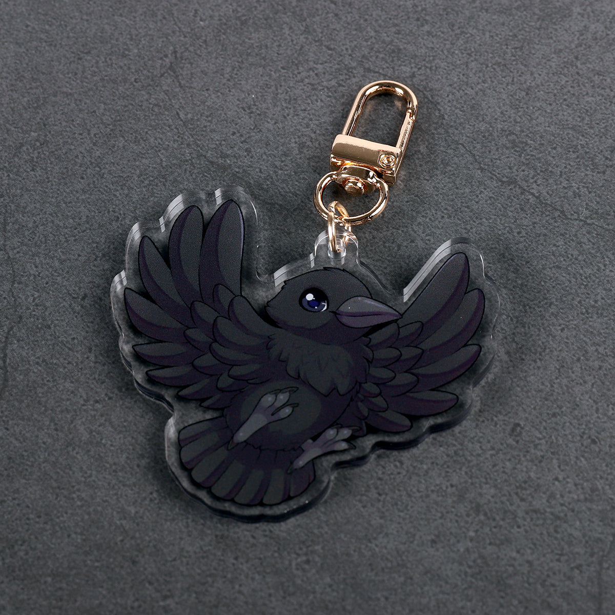 Crow - Acrylic Charm