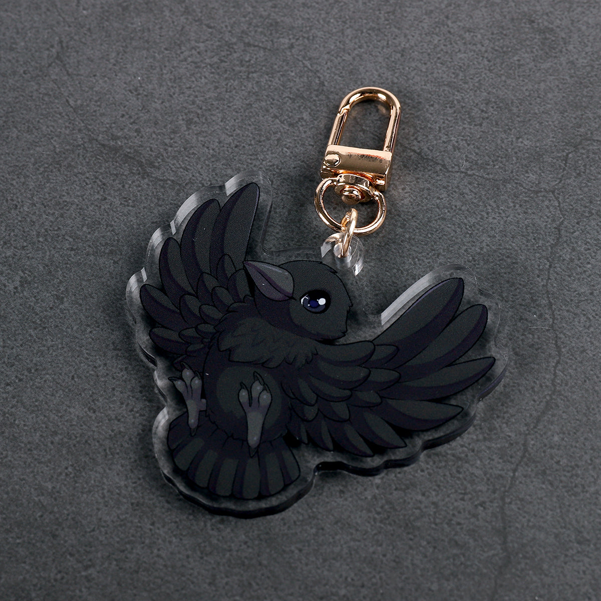 Crow - Acrylic Charm