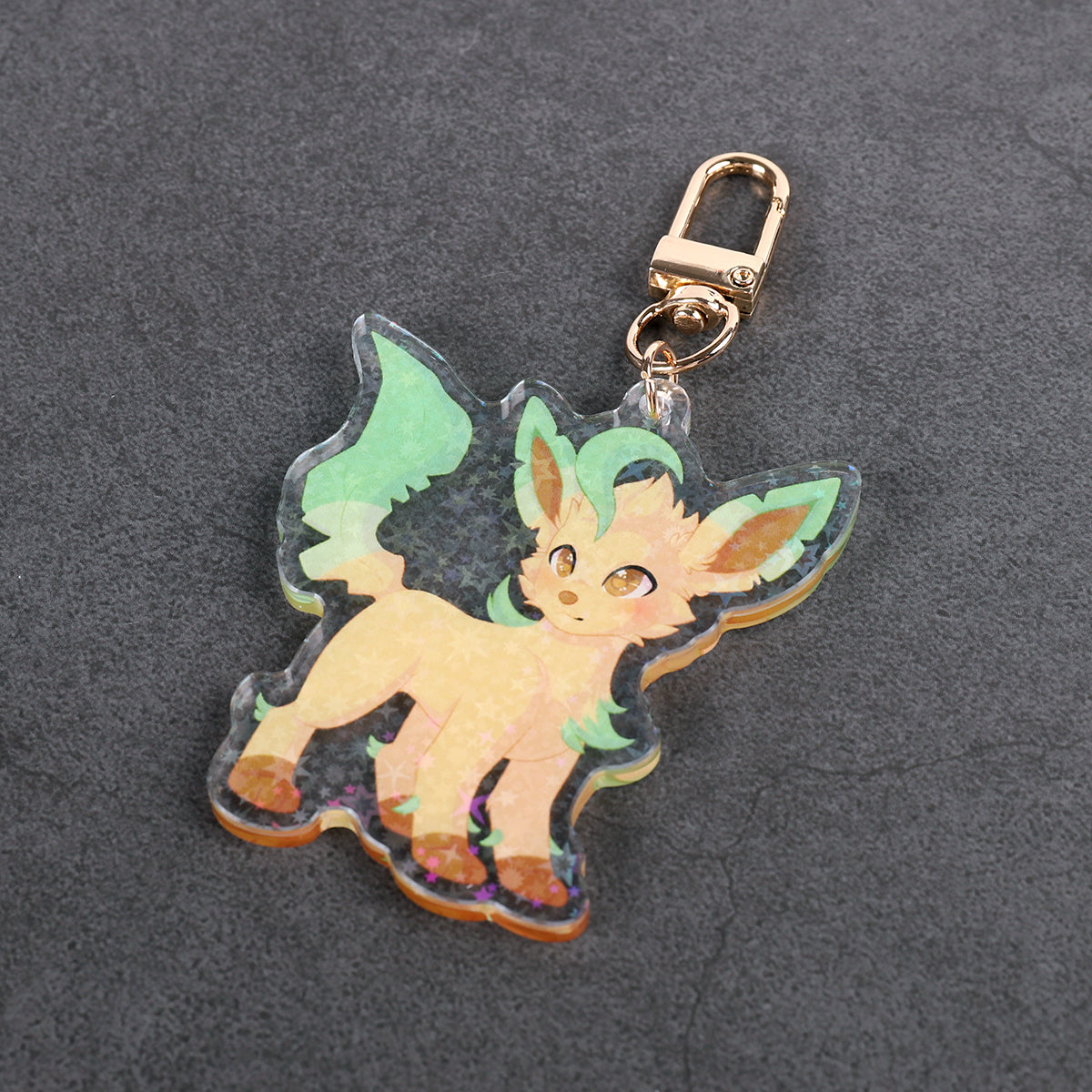 Leafeon - Shiny colours & Holographic reverse