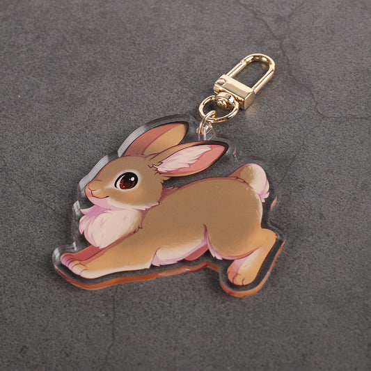 European Rabbit - Acrylic Charm