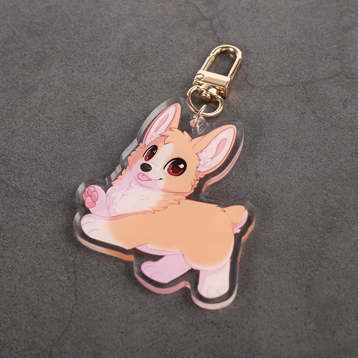 Corgi - Fawn - Acrylic Charm