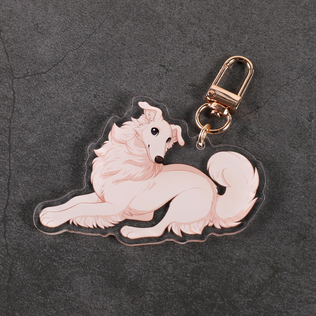 Borzoi - Acrylic Charm