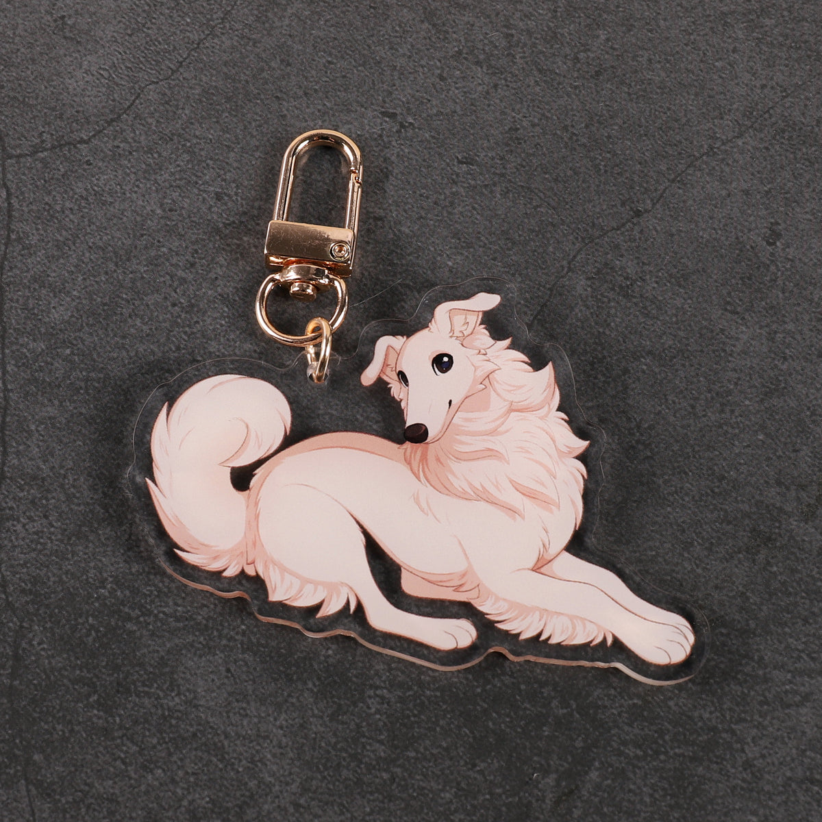 Borzoi - Acrylic Charm