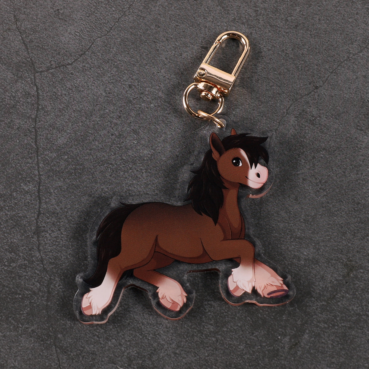 Clydesdale Horse - Acrylic Charm