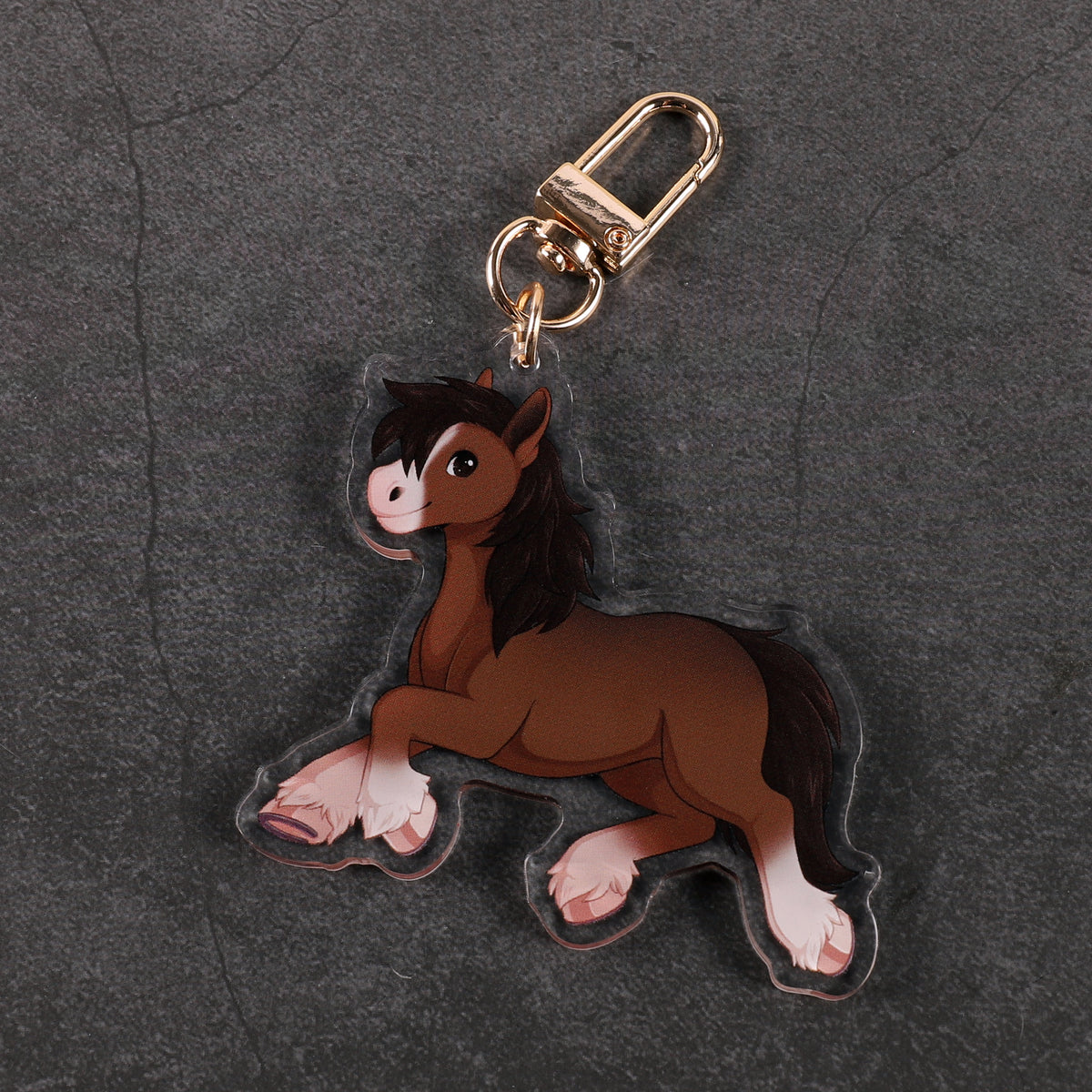 Clydesdale Horse - Acrylic Charm