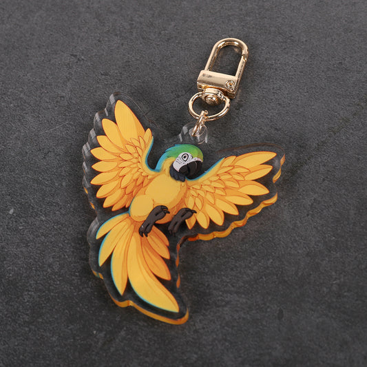 Macaw - Blue & Yellow - Acrylic Charm