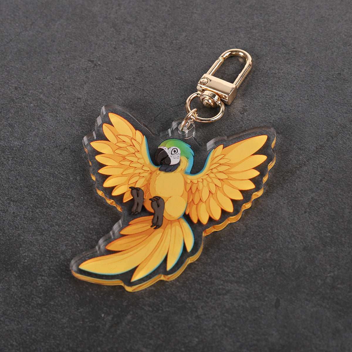 Macaw - Blue & Yellow - Acrylic Charm
