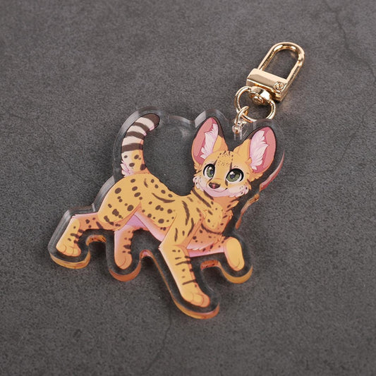 Serval - Acrylic Charm