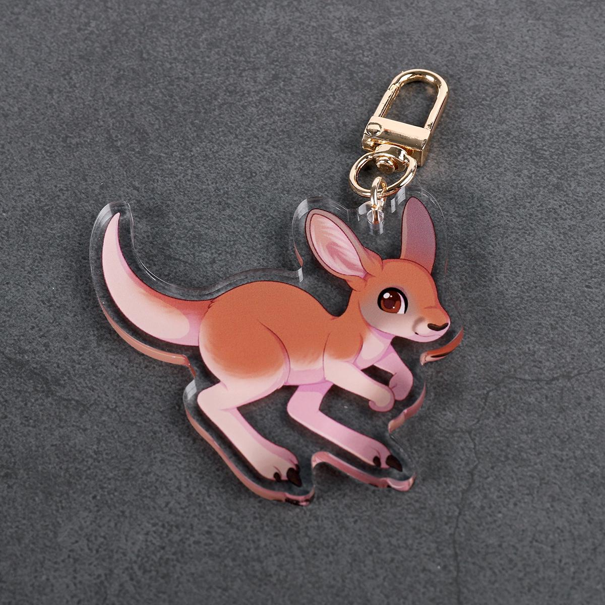 Red Kangaroo - Acrylic Charm