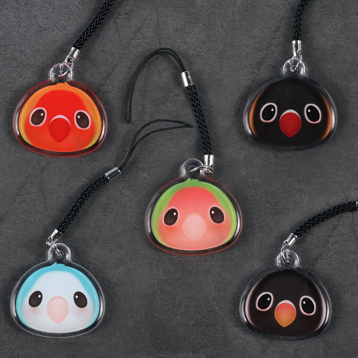 Lovebird Collection - 1.5 inch charm