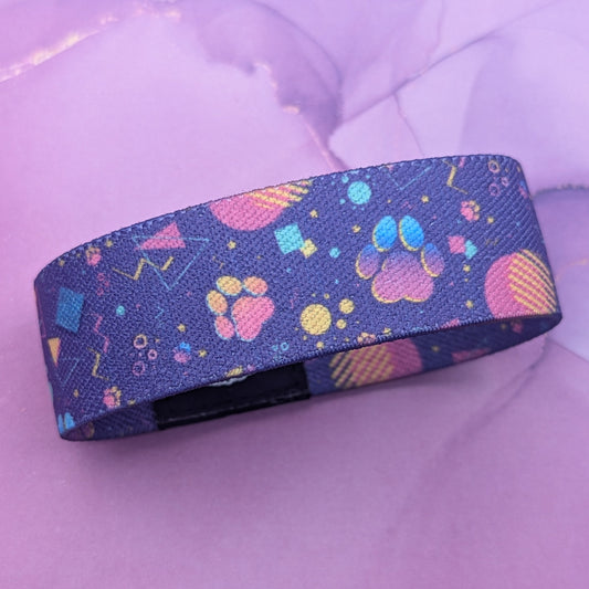 Pawprint Arcade - Elastic Wristband