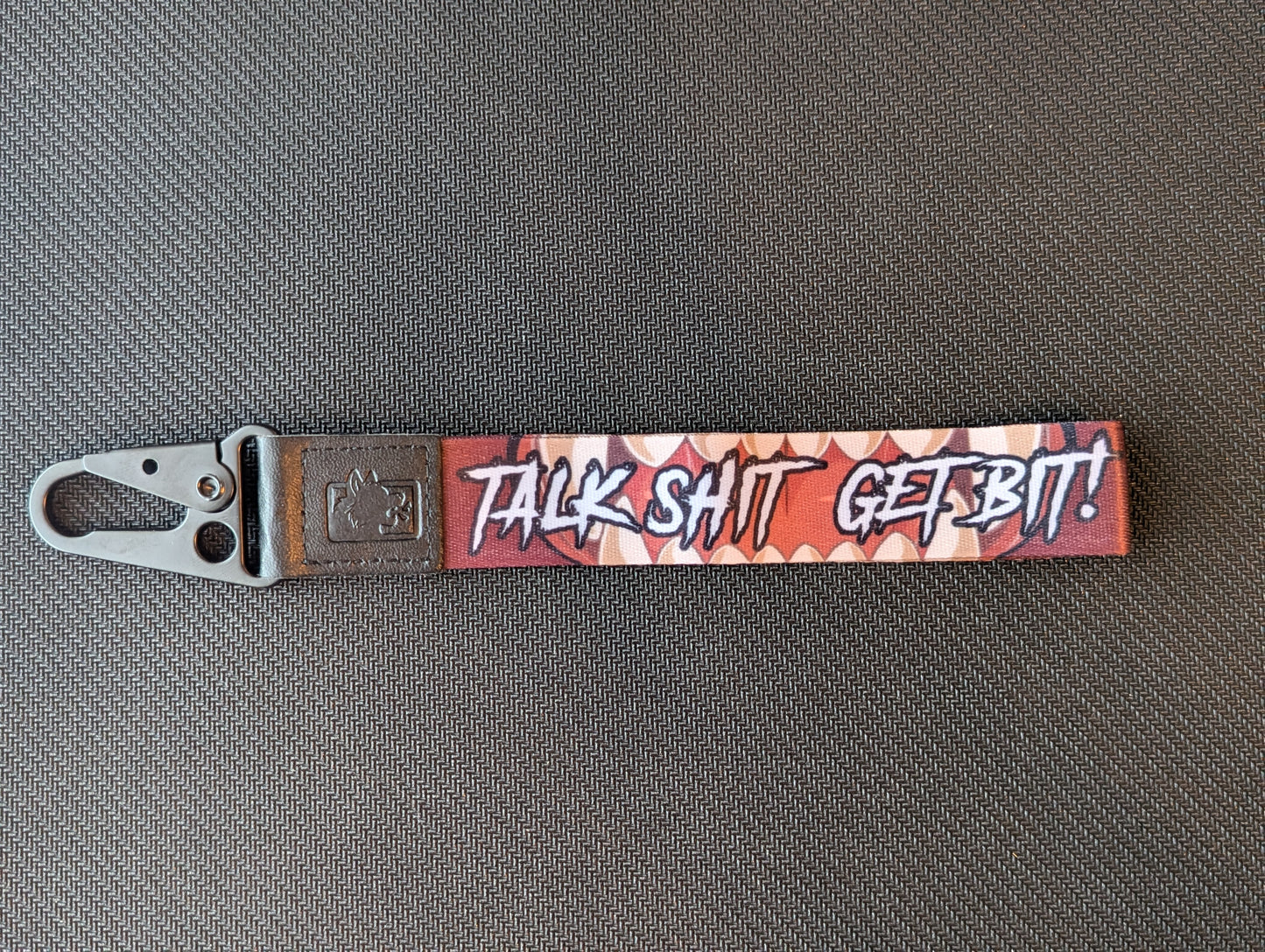 Talk sh*t get bit - Lanyard Tag