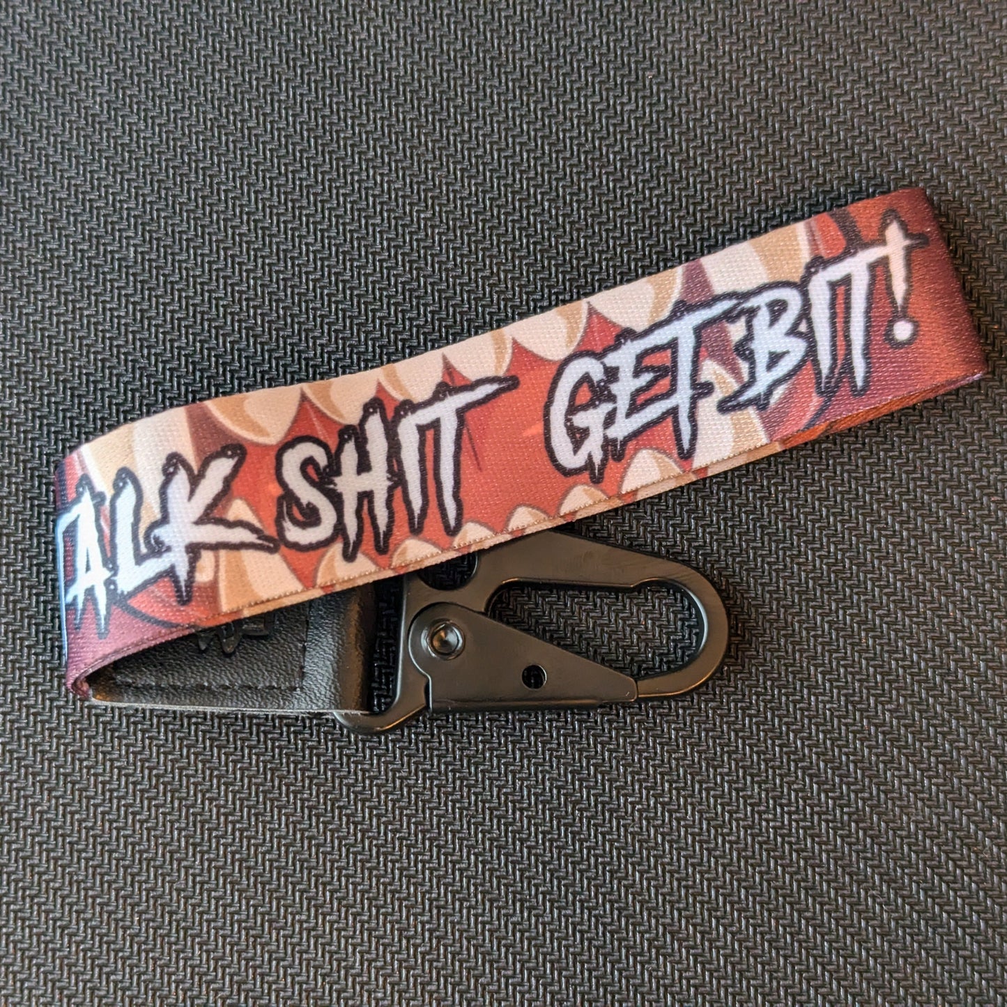 Talk sh*t get bit - Lanyard Tag