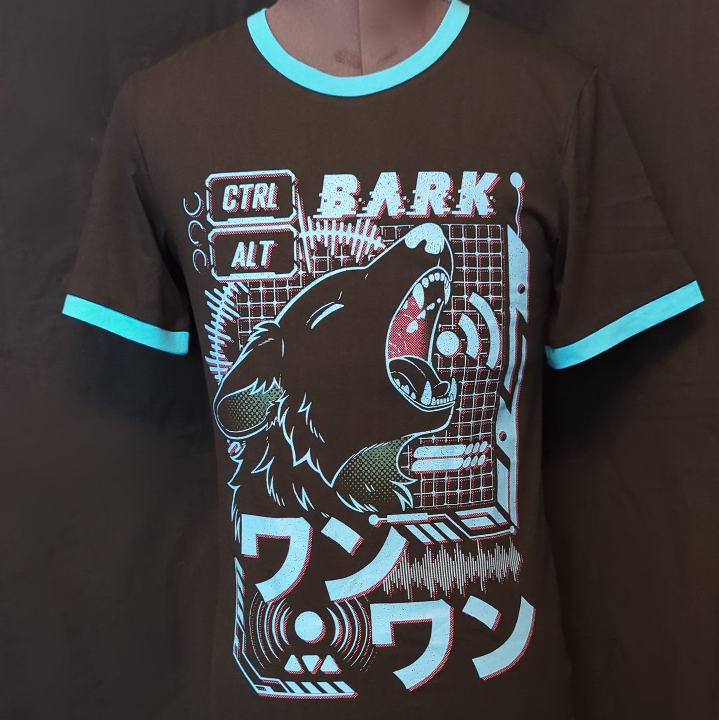 Ctrl+Alt+BARK - Ringer Shirt