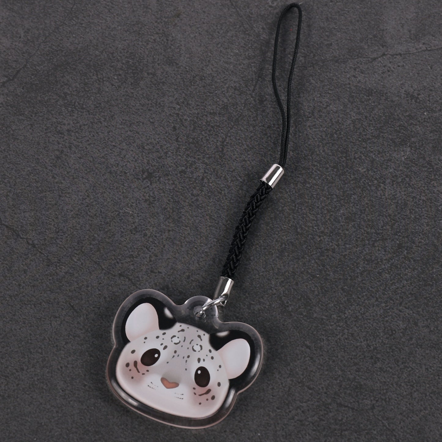 Snow Leopard - 1.5 Inch Charm