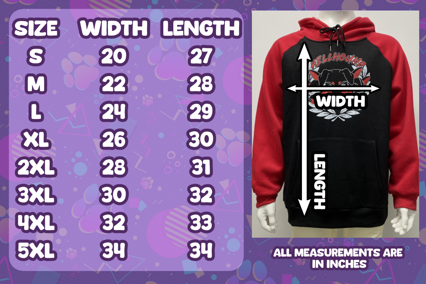 Hellhound - Raglan Hoodie