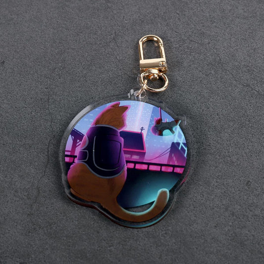 Little Outsider Cat - Stray - Acrylic Charm