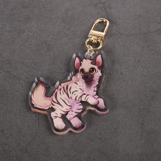 Striped Hyena - Acrylic Charm