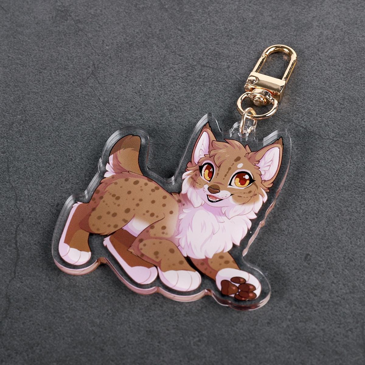 Eurasian Lynx - Acrylic Charm