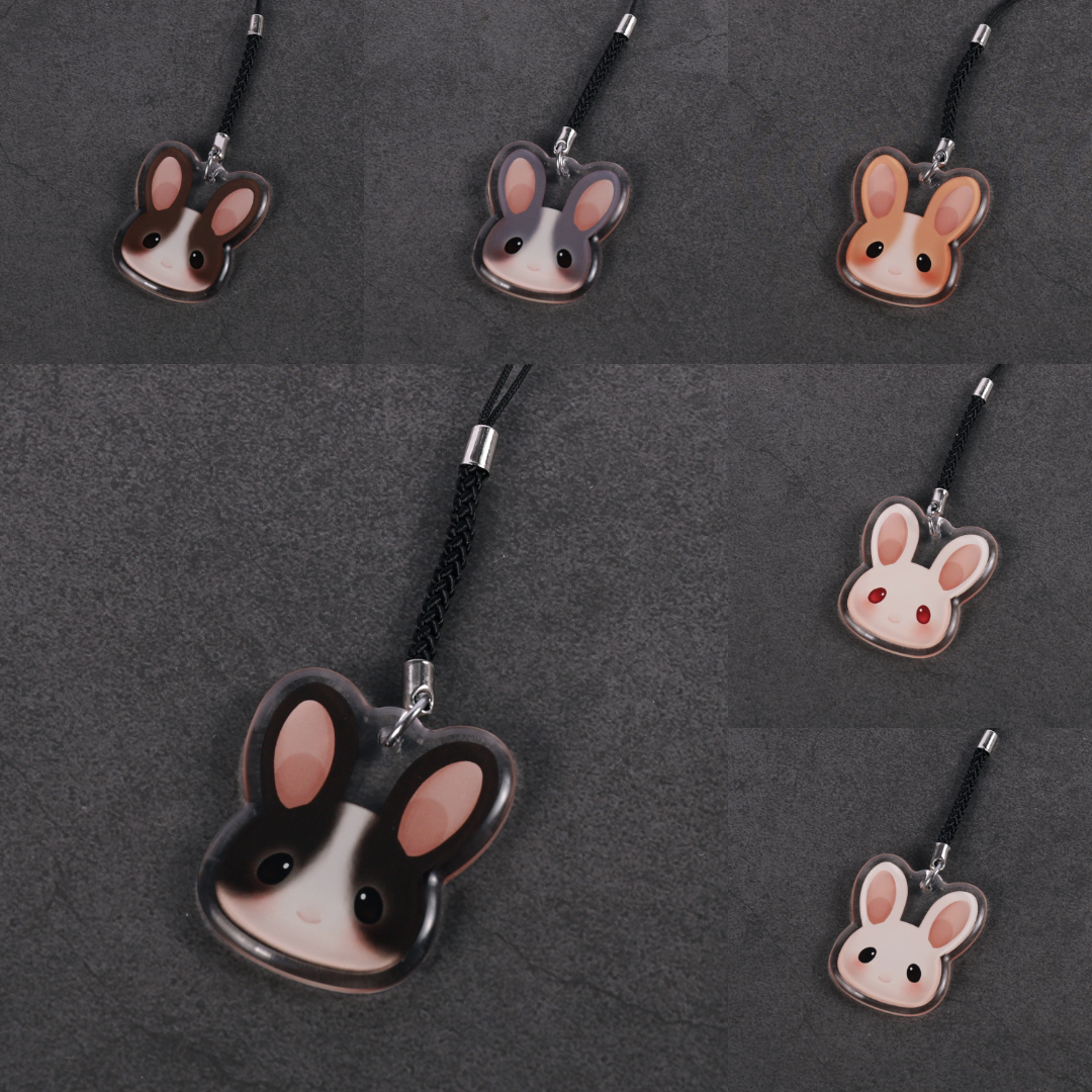 Bunny Collection - 1.5 Inch Charm